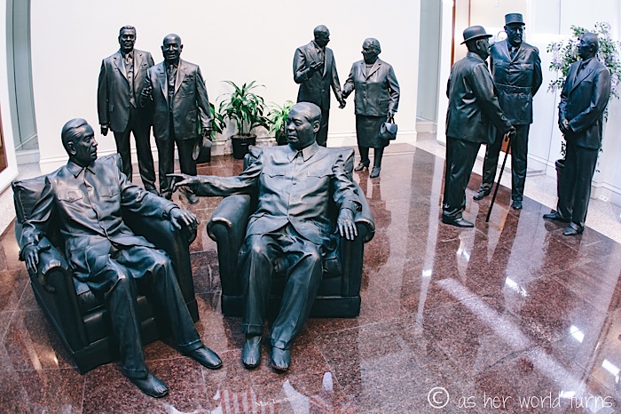 Image result for mao statue in nixon library