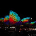 Light Show in Sydney Harbor