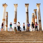 Exploring Ruins at Volubilis