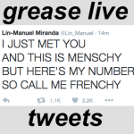 Grease Live! – My Favorite Tweets